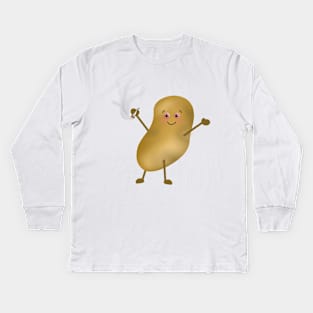 Baked Potato Kids Long Sleeve T-Shirt